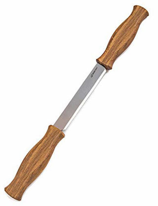 Picture of BeaverCraft Draw Knife DK1-4,3" Straight Shave Wood Carving Tools Woodworking Hand Tool Wood Carving Draw Knife