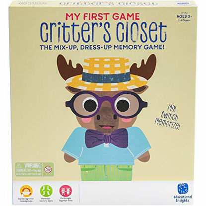 Picture of Educational Insights My First Game: Critters Closet, First Memory Game, Toddler Toys, Ages 3+