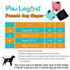 Picture of Paw Legend Reusable Female Dog Diapers(3 Pack,Small)