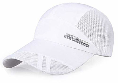 Picture of Baseball Cap Quick Dry Mesh Back Cooling Sun Hats Sports Caps for Golf Cycling Running Fishing