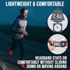 Picture of Foxelli LED Headlamp Rechargeable - Ultralight USB Rechargeable Headlamp Flashlight for Adults & Kids, Waterproof Head Lamp with Red Light for Running, Camping, Hiking & Outdoor