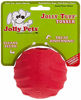 Picture of Jolly Pets Tuff Tosser Bouncing Ball Tog Toy/Treat Holder, 3 Inches, Red