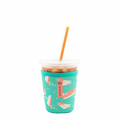 Picture of Java Sok Reusable Neoprene Insulator Sleeve for Iced Coffee Cups (Holiday Ornaments "Small  18-20oz")