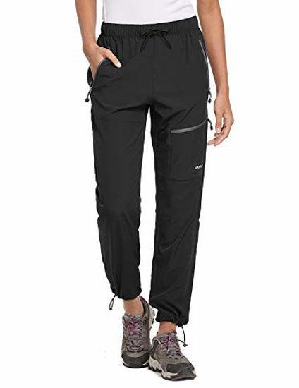 GetUSCart- BALEAF Women's Hiking Cargo Pants Outdoor Lightweight Capris  Water Resistant UPF 50 Zipper Pockets