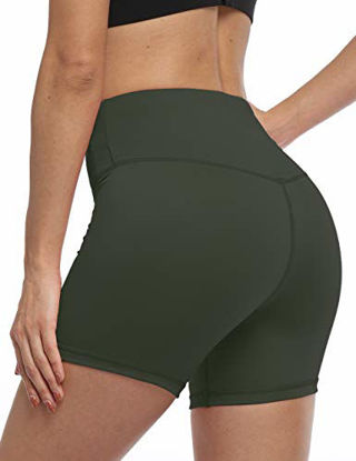 Picture of XXXAXXX Biker Shorts for Women High Waist Workout Running Athletic Yoga Tummy Control Shorts