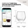 Picture of JoyJolt Spirits Stemless Wine Glasses for Red or White Wine (Set of 4)-15-Ounces