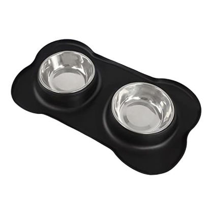 Picture of Expandable Dog Bowls for Travel  2-Pack Dog Portable Water Bowl for Dogs Cats Pet Foldable Feeding Watering Dish for Traveling Camping Walking with 2 Carabiners  BPA Free