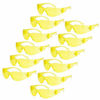 Picture of JORESTECH Eyewear Protective Safety Glasses  Polycarbonate Impact Resistant Lens Pack of 12 (Yellow)