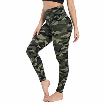 Picture of Gayhay High Waisted Leggings for Women - Soft Opaque Slim Tummy Control Printed Pants for Running Cycling Yoga