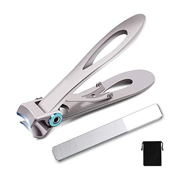 High quality Nail Clippers Stainless Steel Two Sizes Are Available Manicure Fingernail  Cutter Thick Hard Toenail Scissors tools - AliExpress