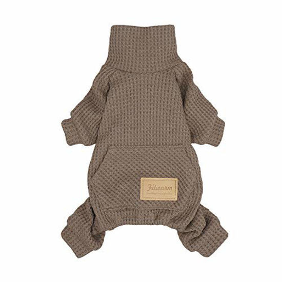 Fitwarm Turtleneck Thermal Dog Clothes Puppy Pajamas Doggie Outfits Cat Onesies Jumpsuits 