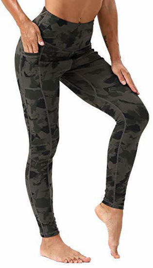 KUTAPU Workout Leggings for Women High Waisted 7/8 Length Soft Yoga Pants with Pockets 
