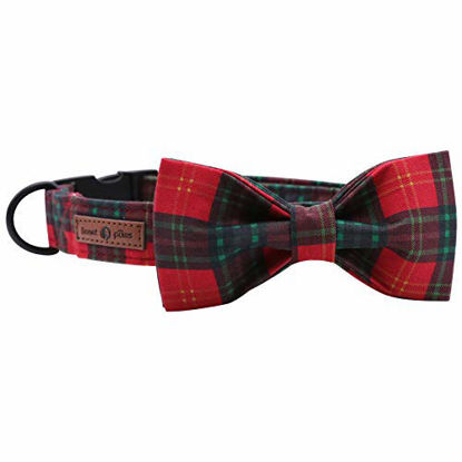 Picture of Lionet Paws Dog and Cat Collar with Bowtie Soft and Comfortable Adjustable Collar