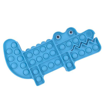 Picture of Push Bubble Fidget Sensory Toys  Silicone Toy for Kids and Adults Need to Relieve Stress (Alligator)