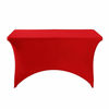 Picture of Spandex Table Cover for 4FT or 6ft or 8ft Table Universal Fitted Stretch Tablecloth for Party  Banquet  Wedding and Events