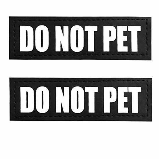 GetUSCart FAIRWIN Dog Patches Reflective and Removable Dog Tags
