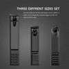 Picture of Nail Clippers Set Black Matte Stainless Steel Fingernail & Thick Toenail & Ingrown Nail Clippers  Perfect 3 pcs Nail Clippers Cutter for Men and Women (Black-3Pcs)