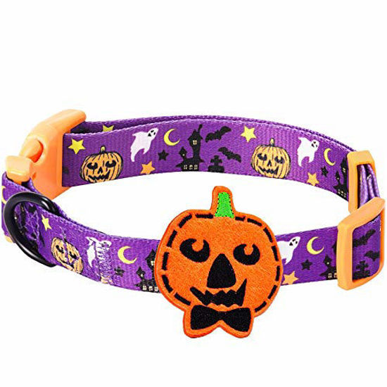 Collar Covers Blueberry Pet 10 Patterns Fall Halloween Thanksgiving Dog Collars 