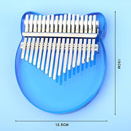 17 Keys Kalimba Thumb Piano Okoume Wood Body Learning Book Kalimba Piano Gift