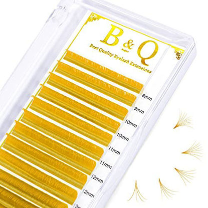 Picture of Colored Eyelash Extensions Pink Eyelash Extension Easy Fan Volume Lashes D-0.07-15-20 MIX Color Lashes Easy Fan Lashes D Curl Volume Lash Extensions Salon Use by B&Q LASH(Pink-D-0.07 15-20MIX)
