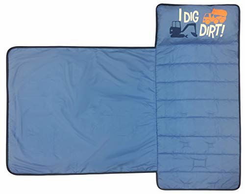GetUSCart- Sesame Street Logo Nap Mat - Built-in Pillow and Blanket ...