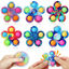 Picture of Monake Pop Fidget Spinners Pack Simple Popping Fidget Push Bubble Fidget Spinner Fidget Pack Hand Spinner for ADHD Anxiety Sensory Stress Relief Toy for Kids Adults (6pcs Colorful)
