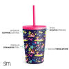 Picture of Simple Modern Kids Cup 12oz Classic Tumbler with Lid and Silicone Straw - Vacuum Insulated Stainless Steel for Toddlers Girls Boys -Unicorn Fields