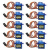 Picture of 10Pcs SG90 9g Micro Servos for RC Robot Helicopter Airplane Controls Car Boat