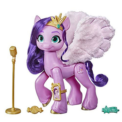 Picture of My Little Pony: A New Generation Movie Singing Star Princess Pipp Petals - 6-Inch Pink Pony That Sings and Plays Music  Toy for Kids Age 5 and Up