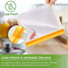 Picture of Reusable Storage Bags  10 Pack Reusable Freezer Bags  Reusable Large Storage Bags for Food  Reusable Sandwich Bags  Silicone Food Bags for Lunch Sandwich Snack Meat Fruit