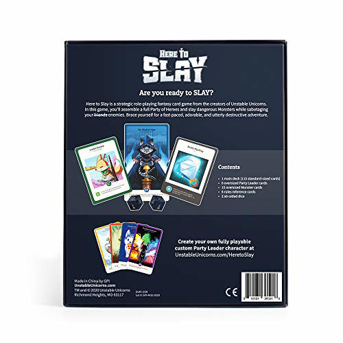 Unstable Games - Here To Slay: Espansione Guerrieri E Druidi - Carte Aggiuntive Per Il Gioco Base - Serata Gioco In Famiglia
