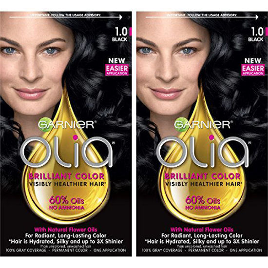 GetUSCart- Garnier Olia Ammonia Free Permanent Hair Color 100% Gray Coverage (Packaging May Vary) Dark Soft Mahogany Brown Hair Dye Pack of 1 GetUSCart- Garnier Olia Ammonia Free Permanent Hair Color 100% Gray Coverage (Packaging May Vary) Dark Soft Mahogany Brown Hair Dye Pack of 1