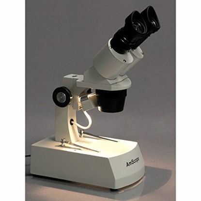 Picture of AmScope SE306R-AZ-E1 Digital Forward-Mounted Binocular Stereo Microscope  WF10x and WF20x Eyepieces