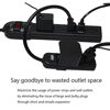 Picture of KMC 3-Outlet Power Strip Power Extension Cord 5-Pack Outlet Saver 1-Foot Cord  ETL Listed