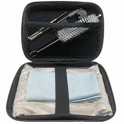 Picture of ZBY Clarinet Cleaning Kit  Saxophone Cleaning Kit with Case Maintenance and Care Kit for Bass Alto Tenor Flute Sax and Other Woodwind Instruments