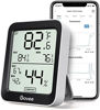 Picture of Govee Bluetooth Digital Hygrometer Indoor Thermometer, Room Humidity and Temperature Sensor Gauge with Remote App Monitoring, Large LCD Display, Notification Alerts, 2 Years Data Storage Export, Black