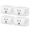 Picture of Govee Smart Plug, WiFi Bluetooth Outlets 4 Pack Work with Alexa and Google Assistant, 15A WiFi Plugs with 24 Timer Schedule, Govee Home APP Group Control Remotely, No Hub Required, ETL&FCC Certified