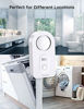 Picture of Govee Water Detectors 2 Pack, 100dB Adjustable Audio Alarm Sensor, Sensitive Leak and Drip Alert, for Kitchen Bathroom Basement (Battery Included)