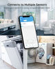Picture of Govee WiFi Water Sensor, 100dB Adjustable Audio Alarm and Smart App Alerts, Leak and Drip Alert with Email, Detector for Home, Basement(Not Support 5G WiFi)