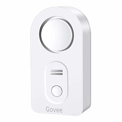Picture of Govee Water Detectors, 100dB Adjustable Audio Alarm Sensor, Sensitive Leak and Drip Alert, for Kitchen Bathroom Basement (Battery Included)