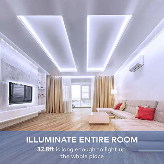 GetUSCart- Govee White LED Strip Lights 32.8ft, 6500K Dimmable LED ...