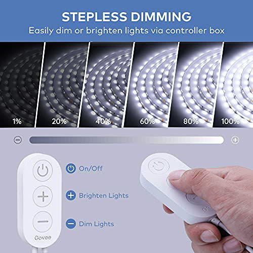 GetUSCart- Govee White LED Strip Lights 32.8ft, 6500K Dimmable LED ...
