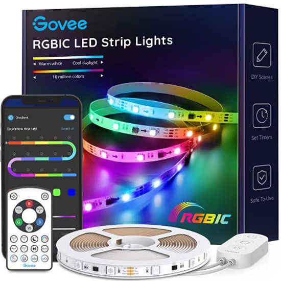 Govee LED Strip Lights, 16.4Ft RGB LED Light Strip with Remote