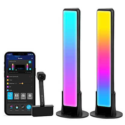 Picture of Govee Flow Pro LED Smart Light Bars, RGBIC Ambiance Backlights with Camera, Music Sync Kit Works with Alexa & Google Assistant, 12 Preset Modes LED Play Light Bar for 27-45 inch Gaming, PC, TV, Room