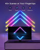 Picture of Govee Glide RGBIC Smart Wall Light, Multicolor Customizable, Music Sync Home Decor LED Light Bar for Gaming and Streaming, with 40+ Dynamic Scenes, Alexa and Google Assistant, 6 Pcs and 1 Corner