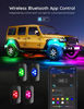 Picture of Govee RGBW LED Rock Lights, Car LED Rock Lights for Truck, IP67 Waterproof Underglow with App Control, Music Sync Mode, 64 Scene Effect Modes, DC 12V (Pack of 6 Pods)