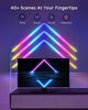 Picture of Govee Glide RGBIC Smart Wall Light, Multicolor Customizable, Music Sync Home Decor LED Light Bar for Gaming and Streaming, with 40+ Dynamic Scenes, Alexa and Google Assistant, 8 Pcs and 4 Corners