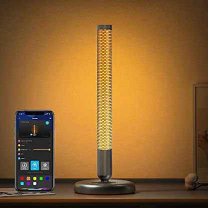 Picture of Govee Smart LED RGBWW Lamp, Dimmable Stylish Design Lamp Works with Alexa, Google Assistant, APP and Touch Buttons Control, Bedside Lamp with 20 Scene Modes and 2 Music Modes for Bedroom, Living Room