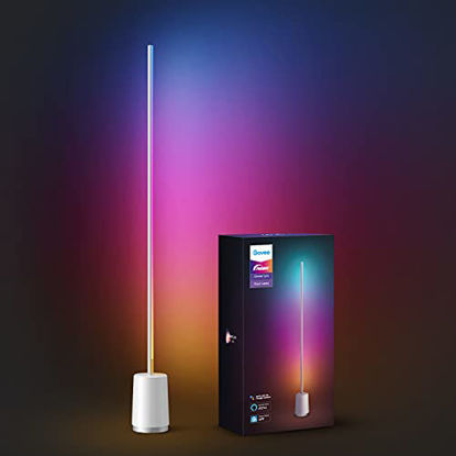 Picture of Govee Lyra Floor Lamp, RGBIC Color Changing Modern Corner Lamp with WiFi App Control, 64+ Scene Mode, Creative DIY Mode, Music Sync, Led Floor Lamp for Bedroom Living Room Gaming Room