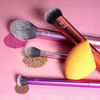 Picture of Real Techniques Makeup Brush Set with Sponge Blender for Eyeshadow, Foundation, Blush, and Concealer, Set of 5